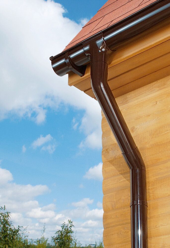 Syöksytorvi Marley DN 75 1 m valkoinen