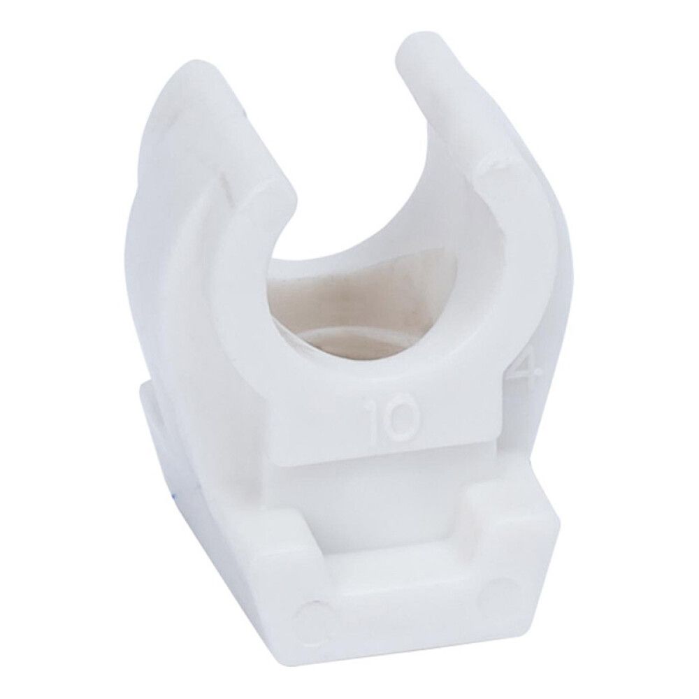 Putkenpidin Gelia 22 mm Valkoinen, 4 kpl