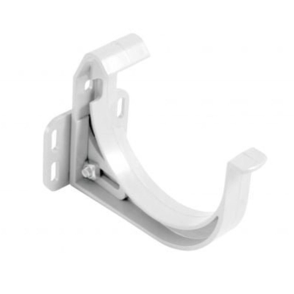 Säädettävä kourukannake Marley 75 mm valkoinen