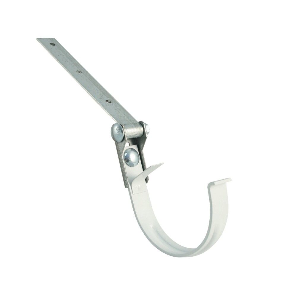 Säädettävä koururauta Marley 100 mm valkoinen