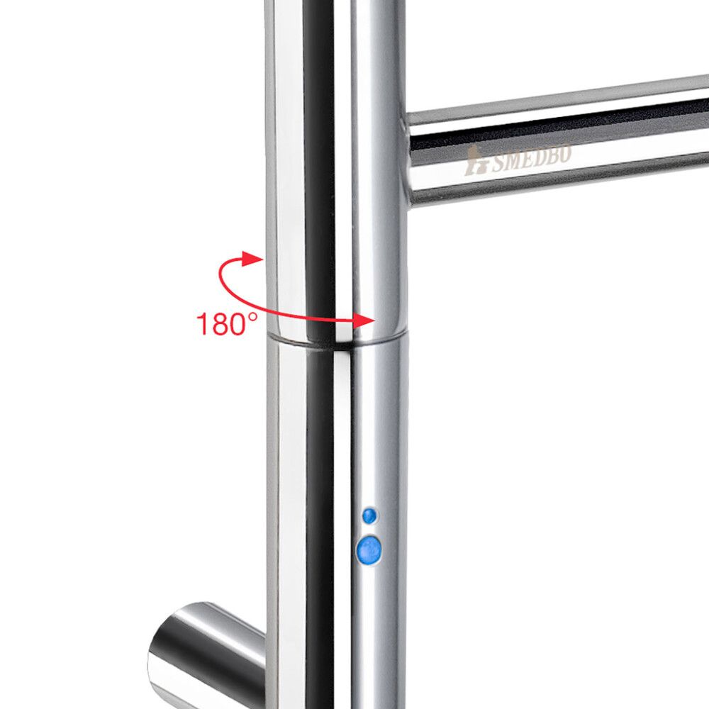 Pyyhekuivain Smedbo Dry FK717 kiiltävä RST 403 x 87 x 777 mm