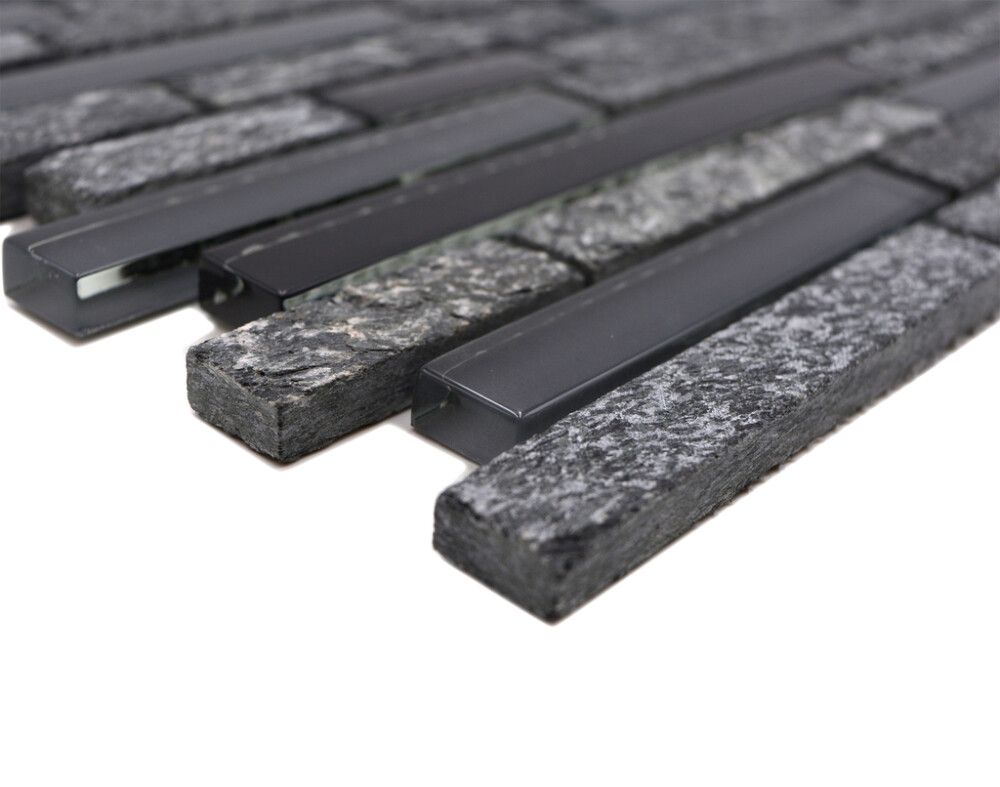 Mosaiikkilaatta XCM MV798 Musta/Harmaa 29,8 x 33,8 cm