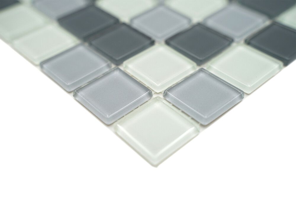 Mosaiikkilaatta Crystal Mix CM 4125 Harmaa 32,7 x 30,2 cm