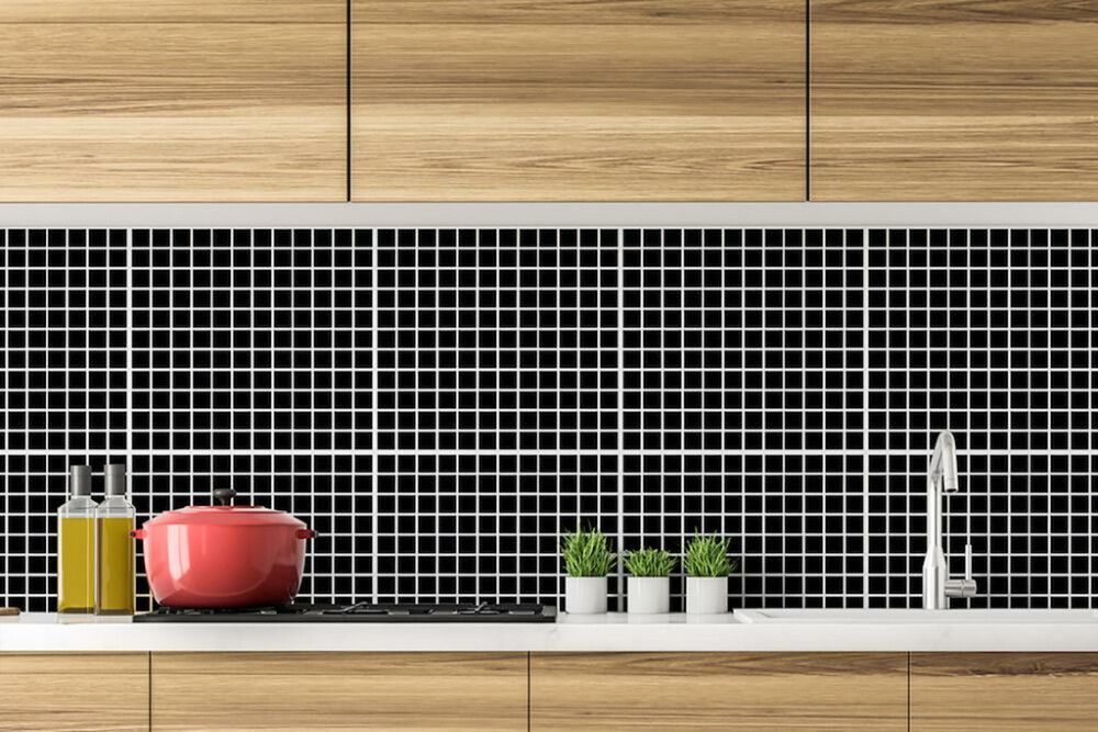 Mosaiikkilaatta AT 891 Musta 32,6 x 30 cm