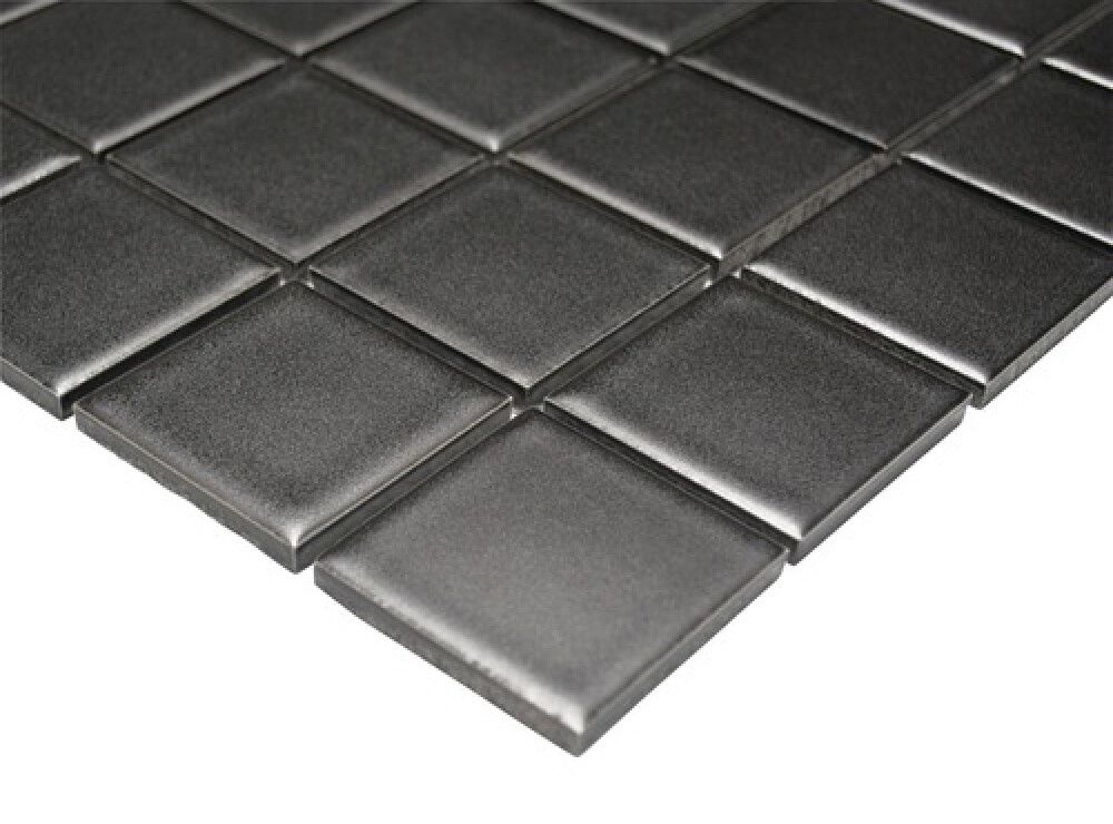 Mosaiikki Square matta musta