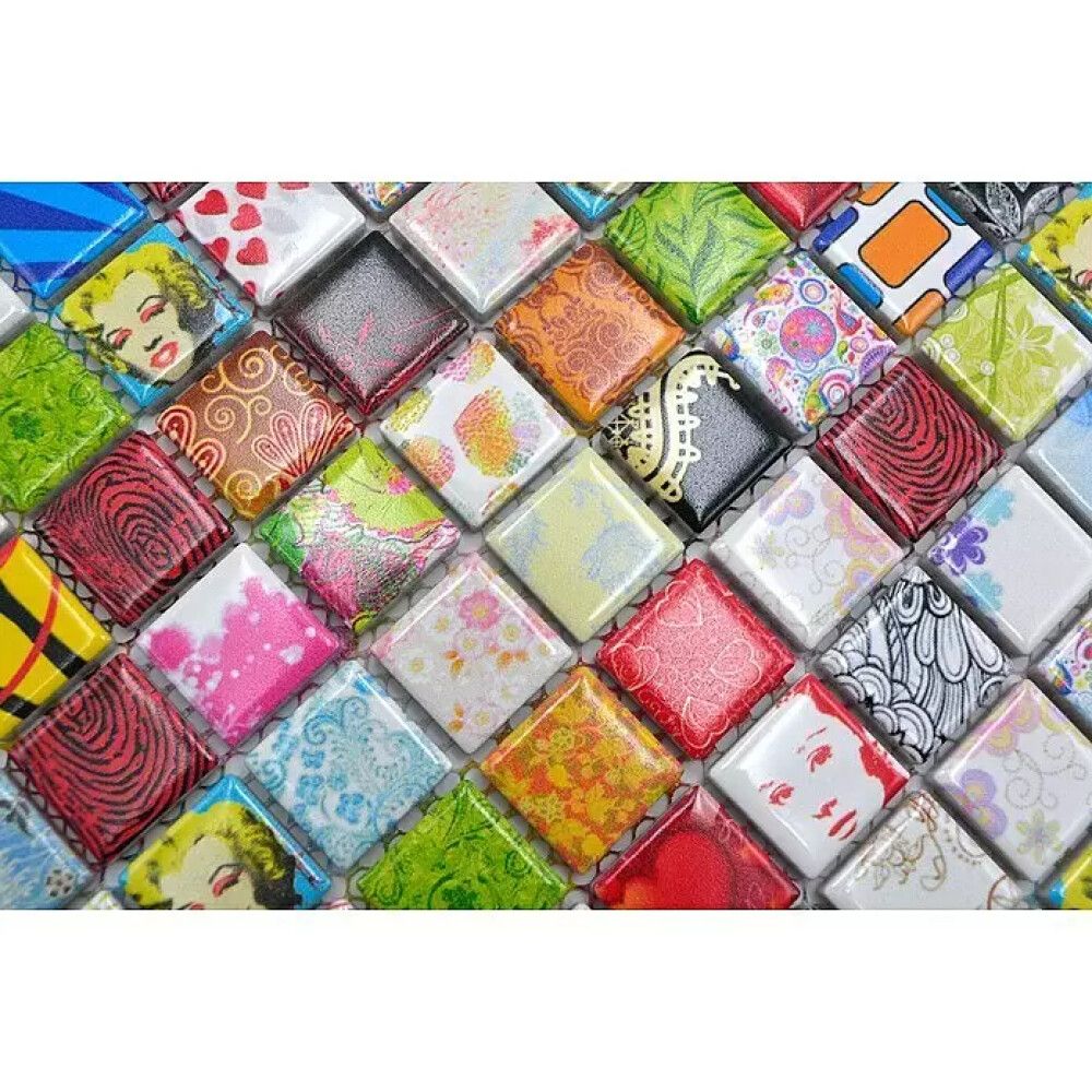 Mosaiikki Quadrat Mix CG STAR Monivärinen 30 x 30 cm