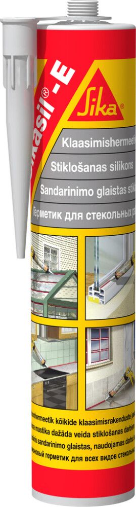 Silikoni Sikasil® E 300 ml Väritön