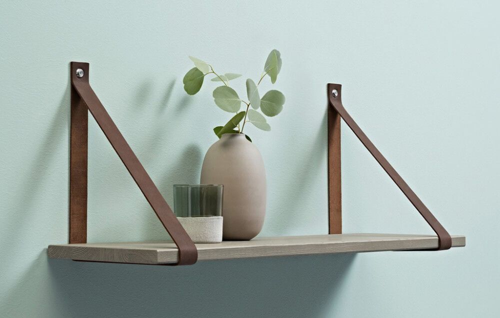 Hyllynkannatin Dolle Loop-Set Ruskea nahka