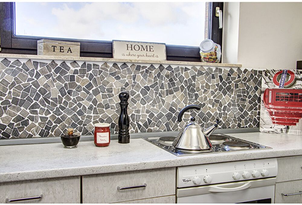 Luonnonkivimosaiikki Fliesen Ciot Harmaa 30,5 x 30,5 cm