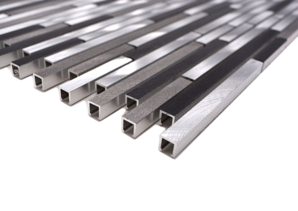 Mosaiikkilaatta Fliesen Brick harmaa 29,8 x 31,8 cm