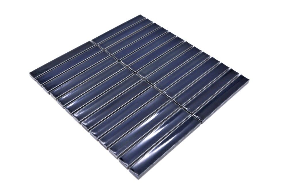 Mosaiikkilaatta Fliesen Stick musta 29,6 x 29,6 cm