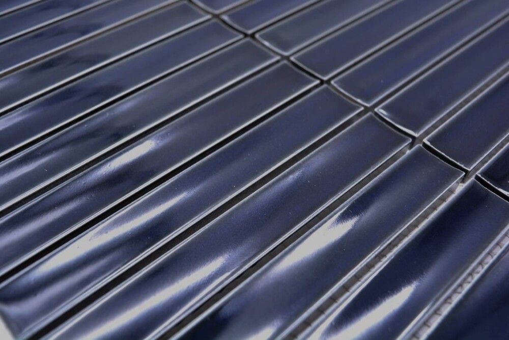 Mosaiikkilaatta Fliesen Stick musta 29,6 x 29,6 cm