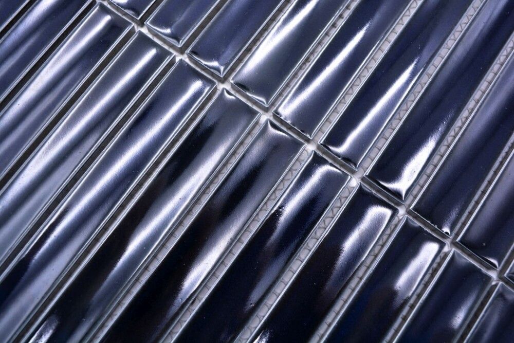 Mosaiikkilaatta Fliesen Stick musta 29,6 x 29,6 cm