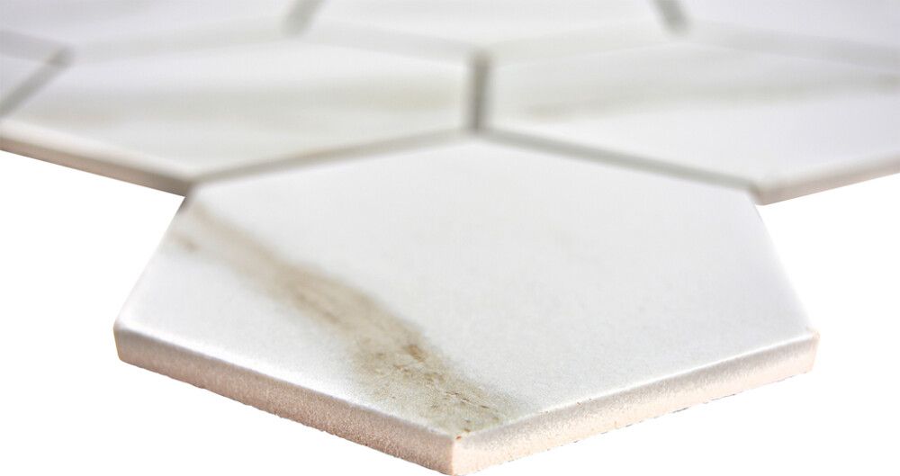Mosaiikki Fliesen Hexagon Calacatta