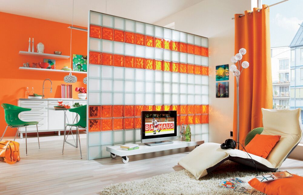 Lasitiili Seves Glassblock Wave Sahara Hiekkapuhallettu  19 x 19 x 8 cm