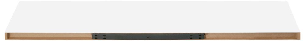 Seinähylly Regalux XL4 valkoinen korkeakiilto 3,8 x 23,5 x 118 cm