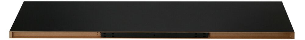 Seinähylly Regalux XL4 musta 3,8 x 24 x 118 cm