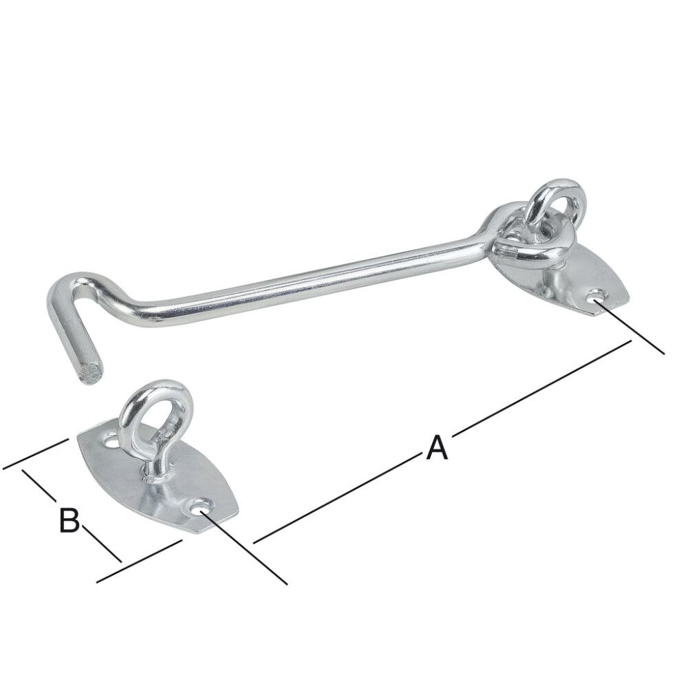 Haka vastakappaleella 200 x 45 mm sinkitty