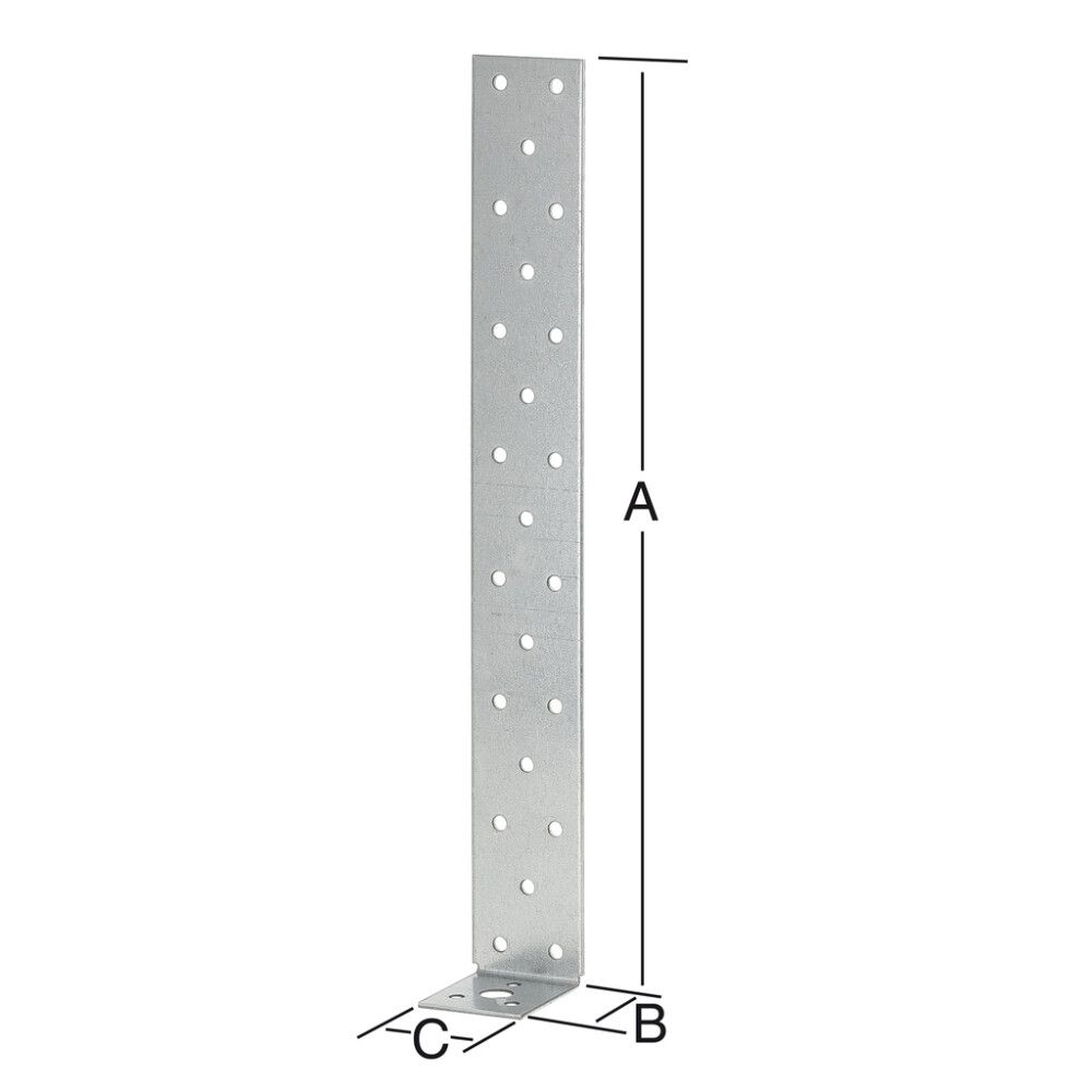 Betoni-teräsankkuri 200 x 40 mm 10 kpl