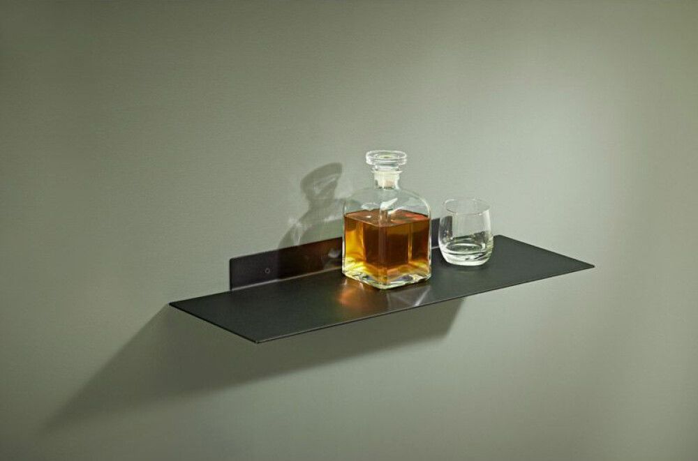 Teräshylly Dolle Shelf+ Katana Musta 800 x 200 x 45 mm