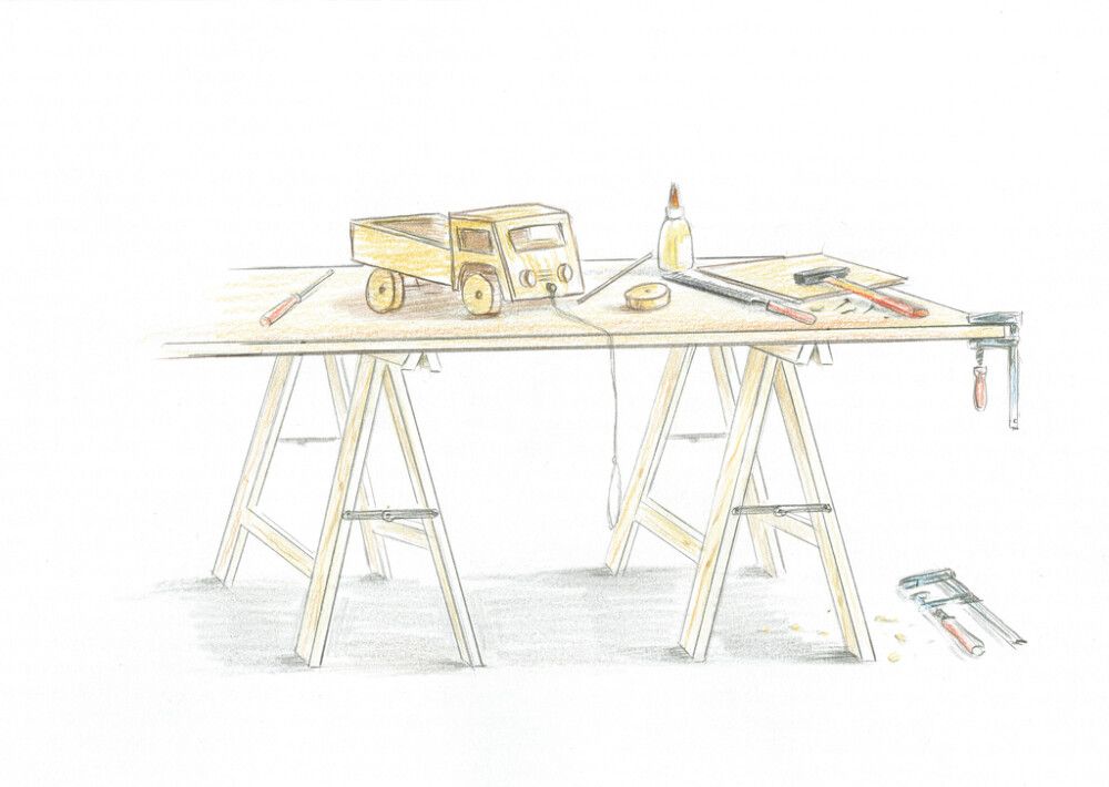 Työpukki Standard 740 x 735 mm