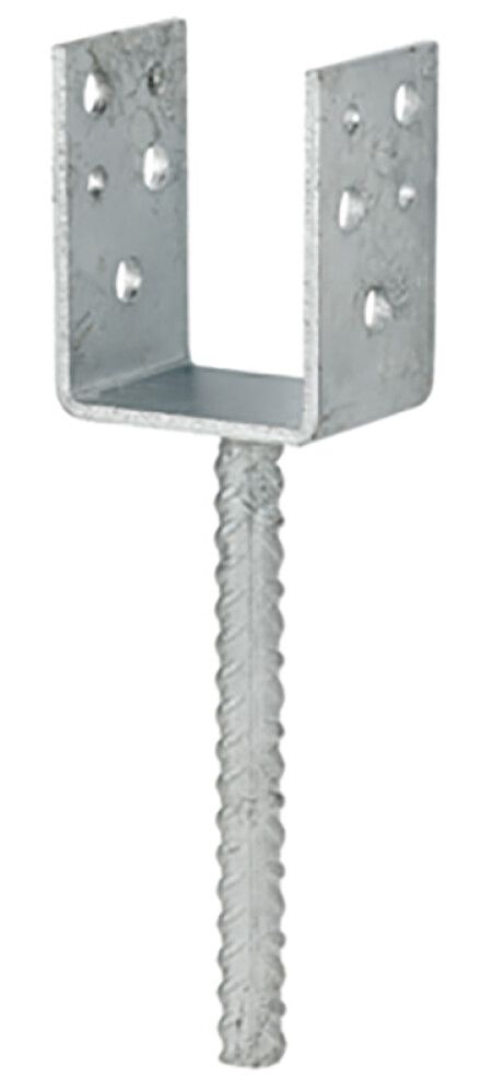 U-pilarikenkä 61 x 50 x 80 mm Kuumasinkitty