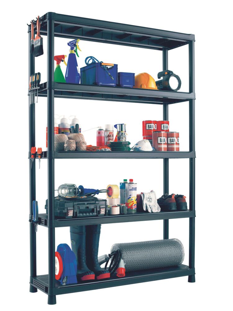 Muovihylly Regalux 187 x 40 x 120 cm