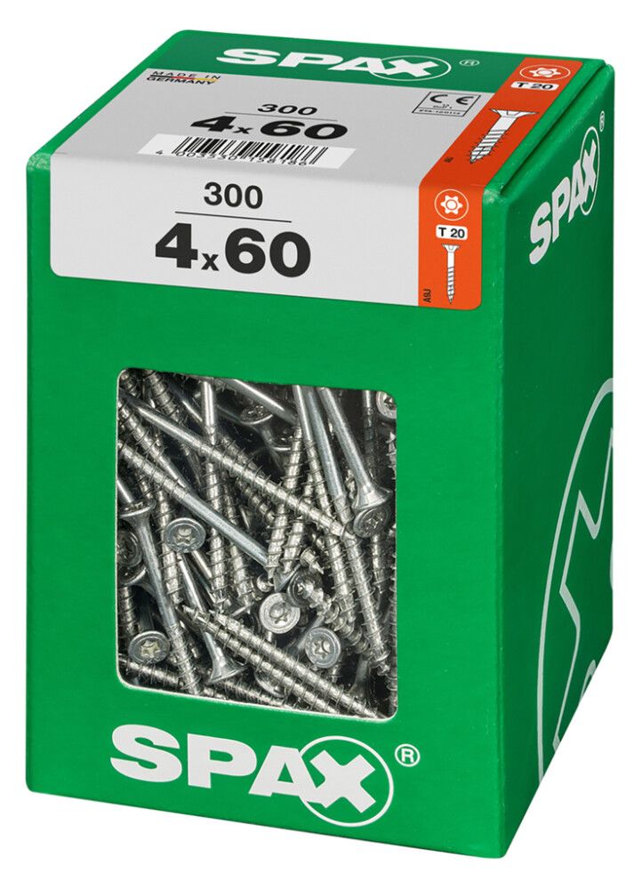 Ruuvi TRX WIROX Spax 4,0x60 XL 300 KPL