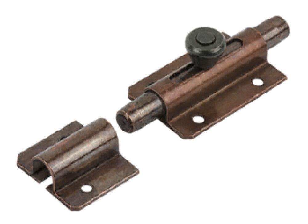 Työntösalpalukko 80 x 36 mm harjattu teräs