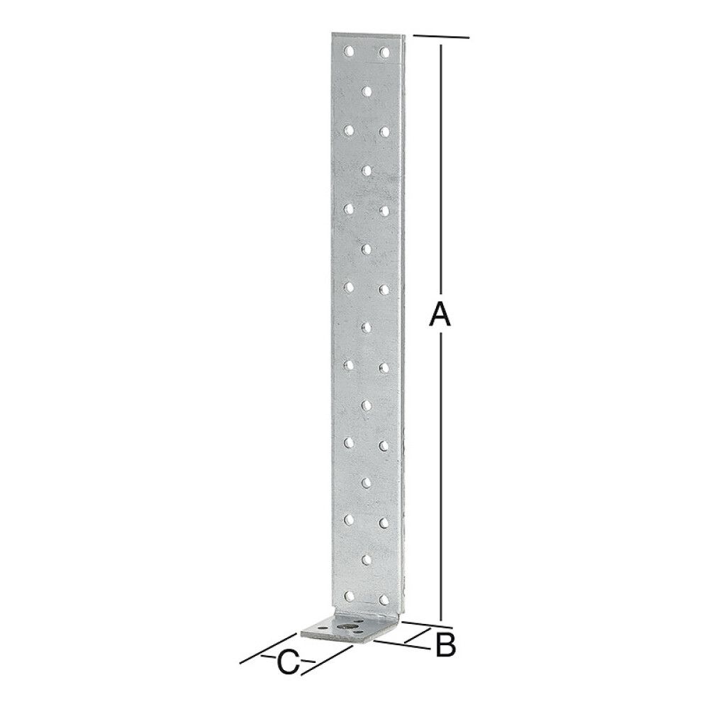 Betoni-teräsankkuri 200 x 40 mm