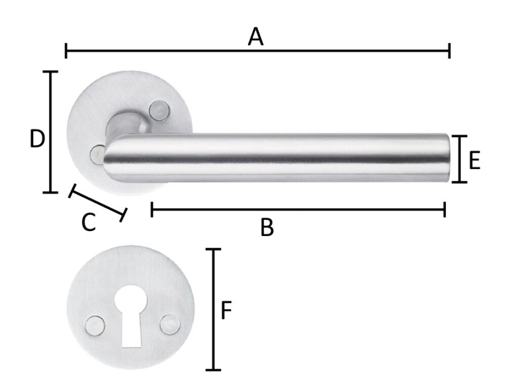 Väliovenpainike Beslagsboden B236SNS Harjattu RST