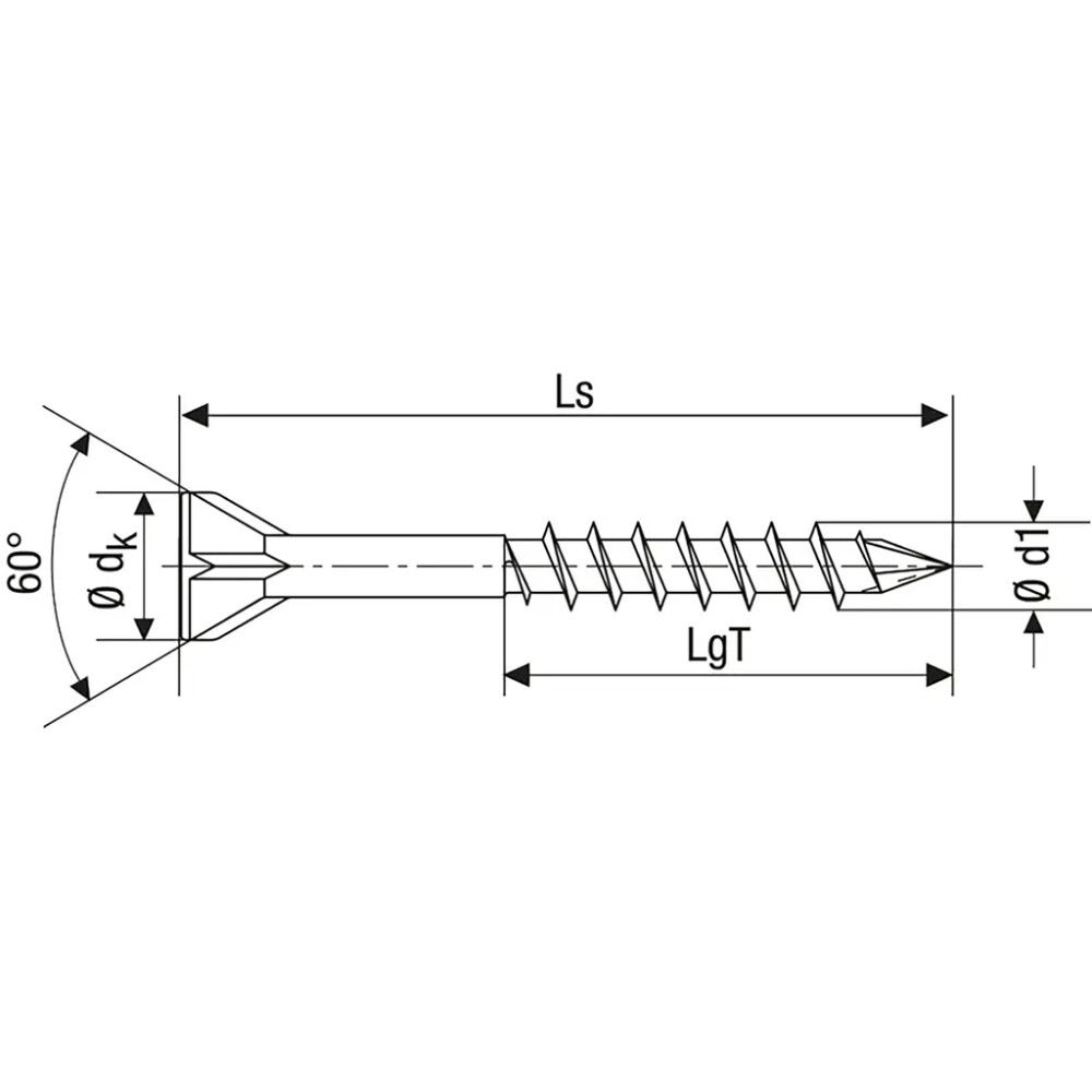 Levyruuvi Spax TRX WIROX 3,5x45 mm 350KPL