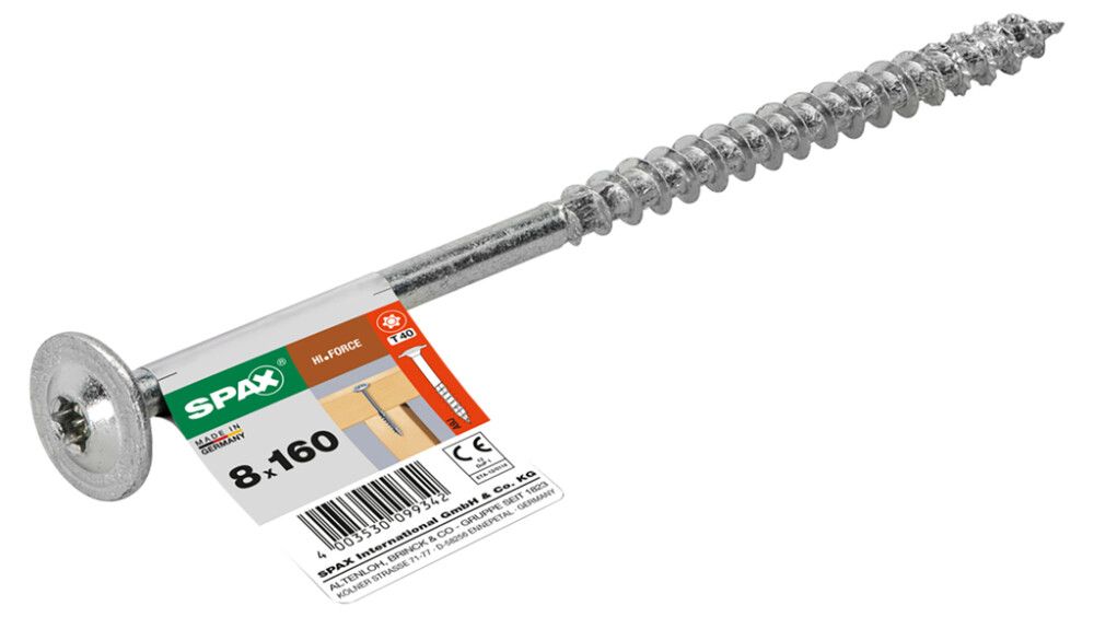 Ruuvi Hi.Force Wirox Spax 8x160 1 KPL