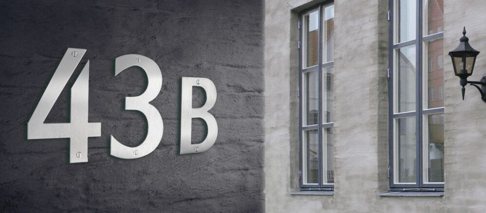 Talokirjain Beslagsboden Teräs A