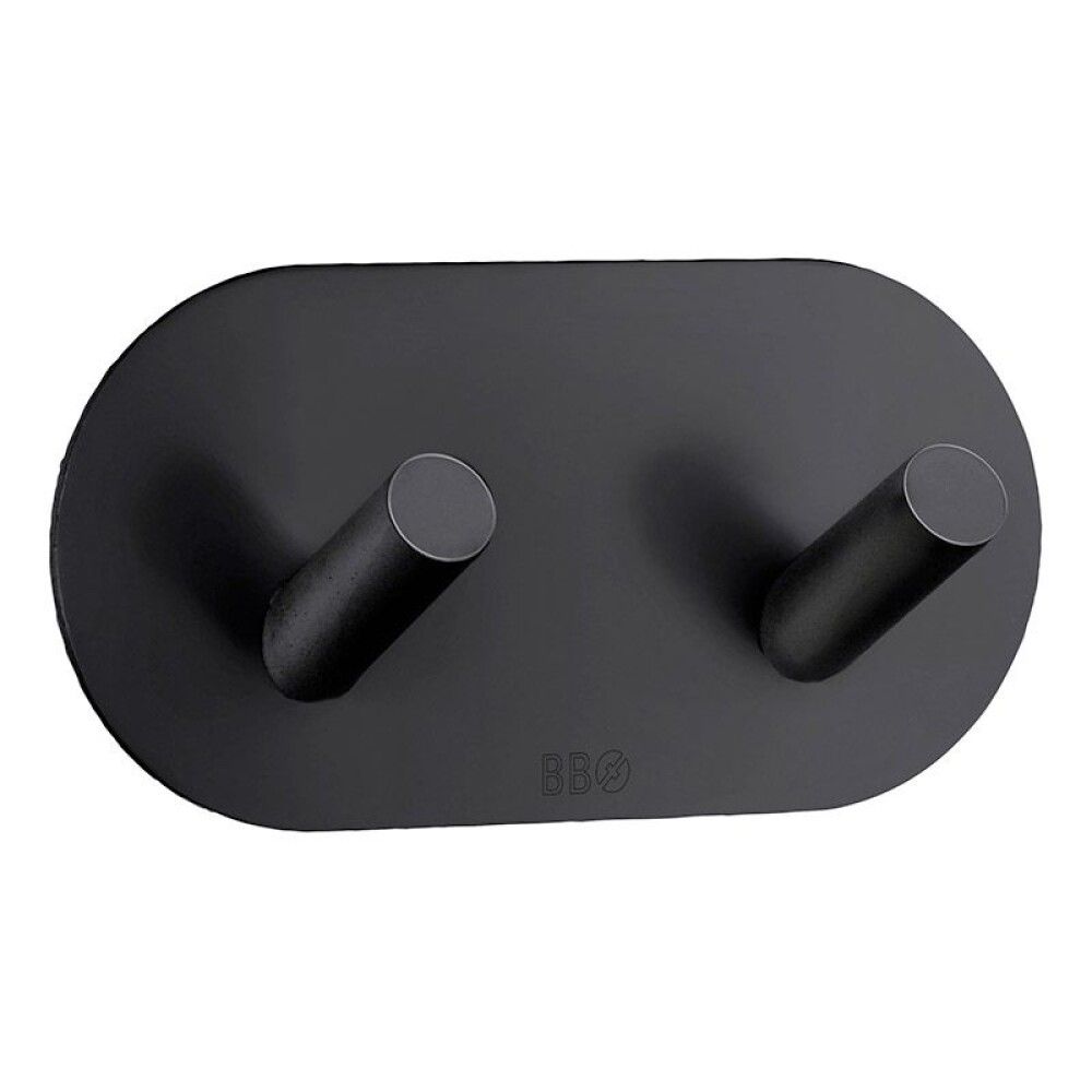 Tuplakoukku Beslagsboden Mattamusta RST BB1091