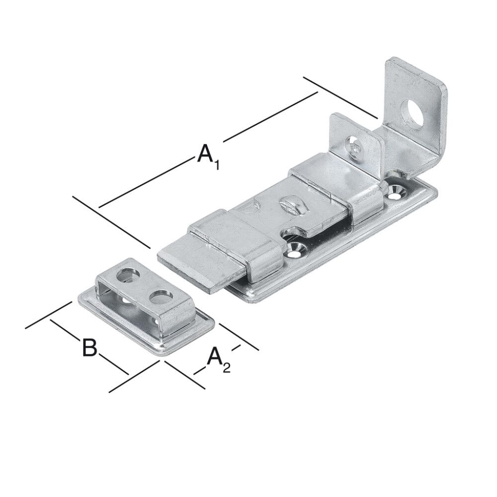 Turvasalpa 120 x 48 mm sinkitty