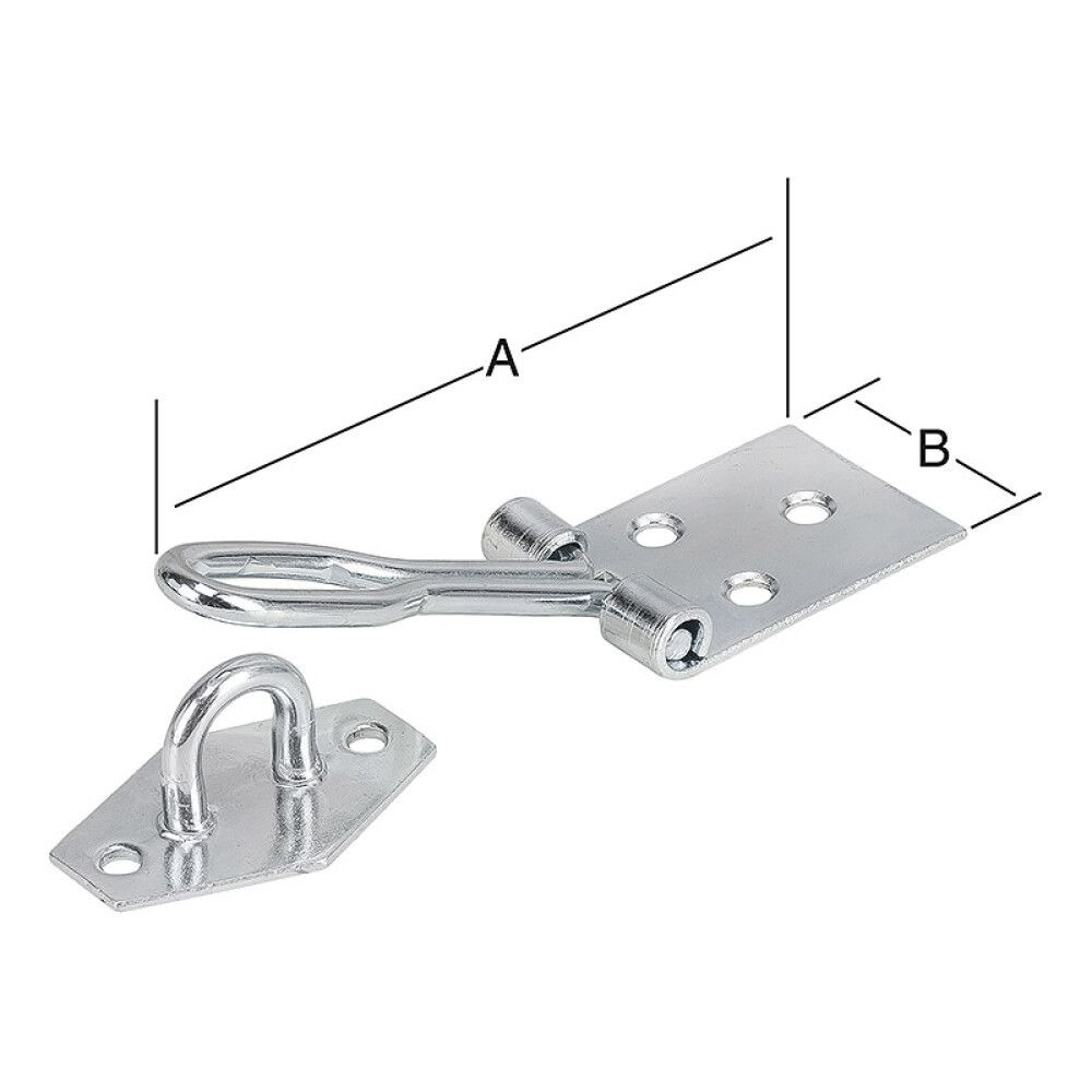 Lankasalpa + vastakappale 140 x 38 mm sinkitty