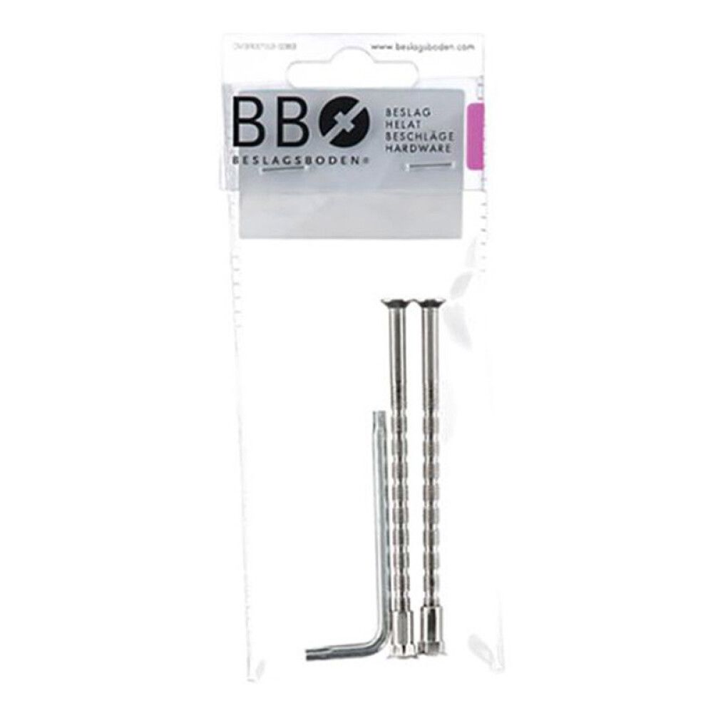 Kiinnitysruuvi ja hylsy Beslagsboden TS123