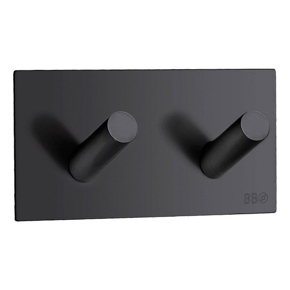 Tuplakoukku Beslagsboden Mattamusta RST BB1093