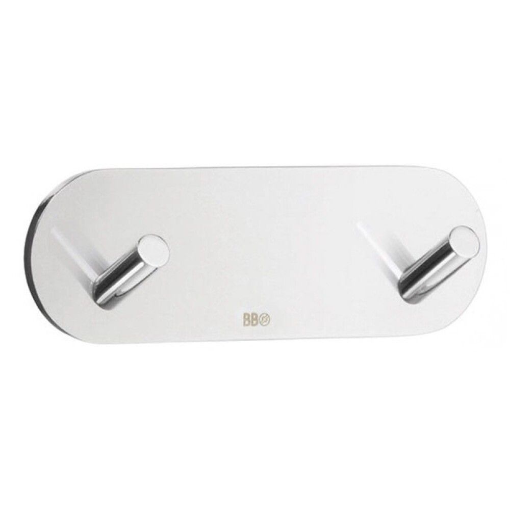 Kaksoiskoukku Beslagsboden BK1081 Kromattu Ruostumaton Teräs