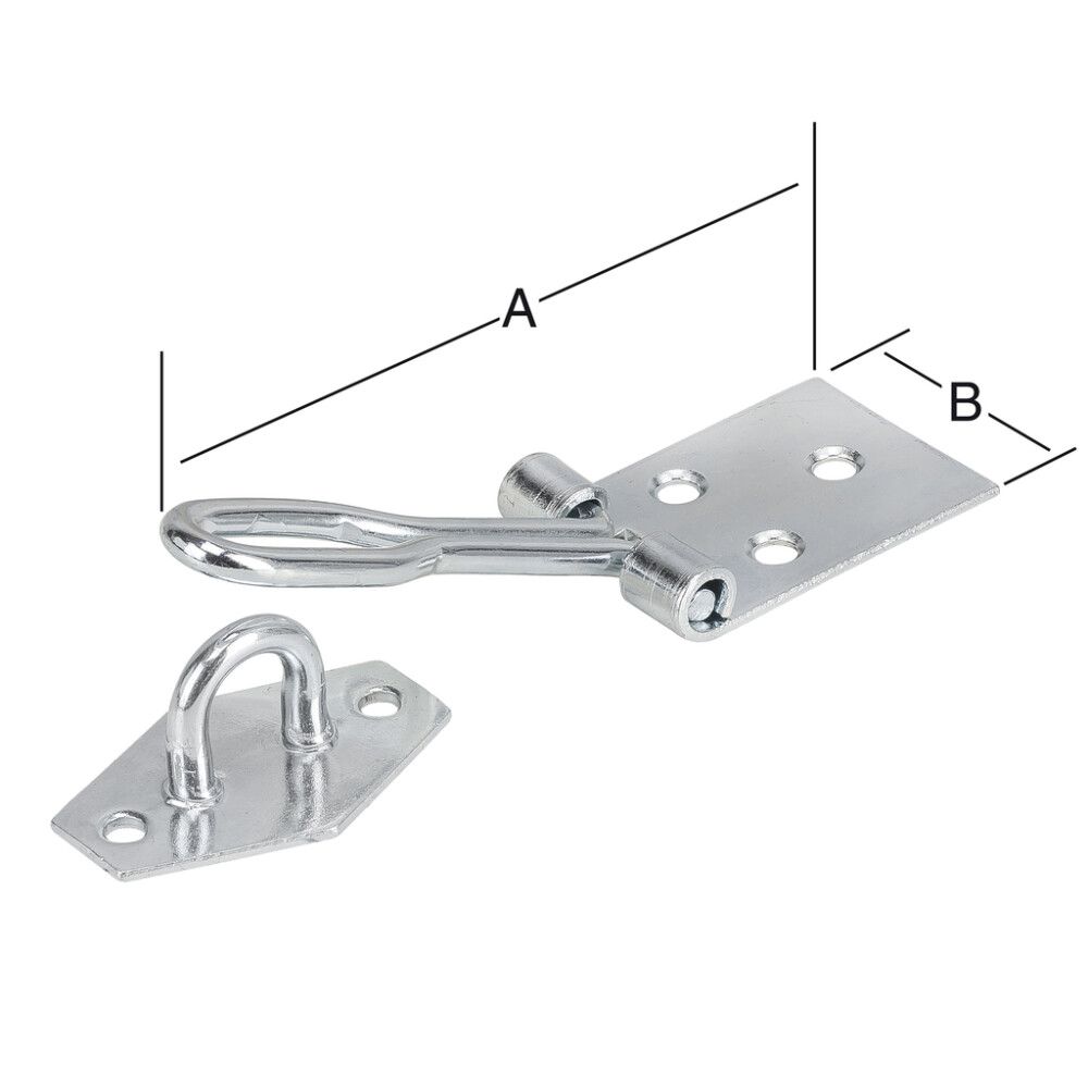 Lankasalpa + vastakappale 120 x 34 mm sinkitty