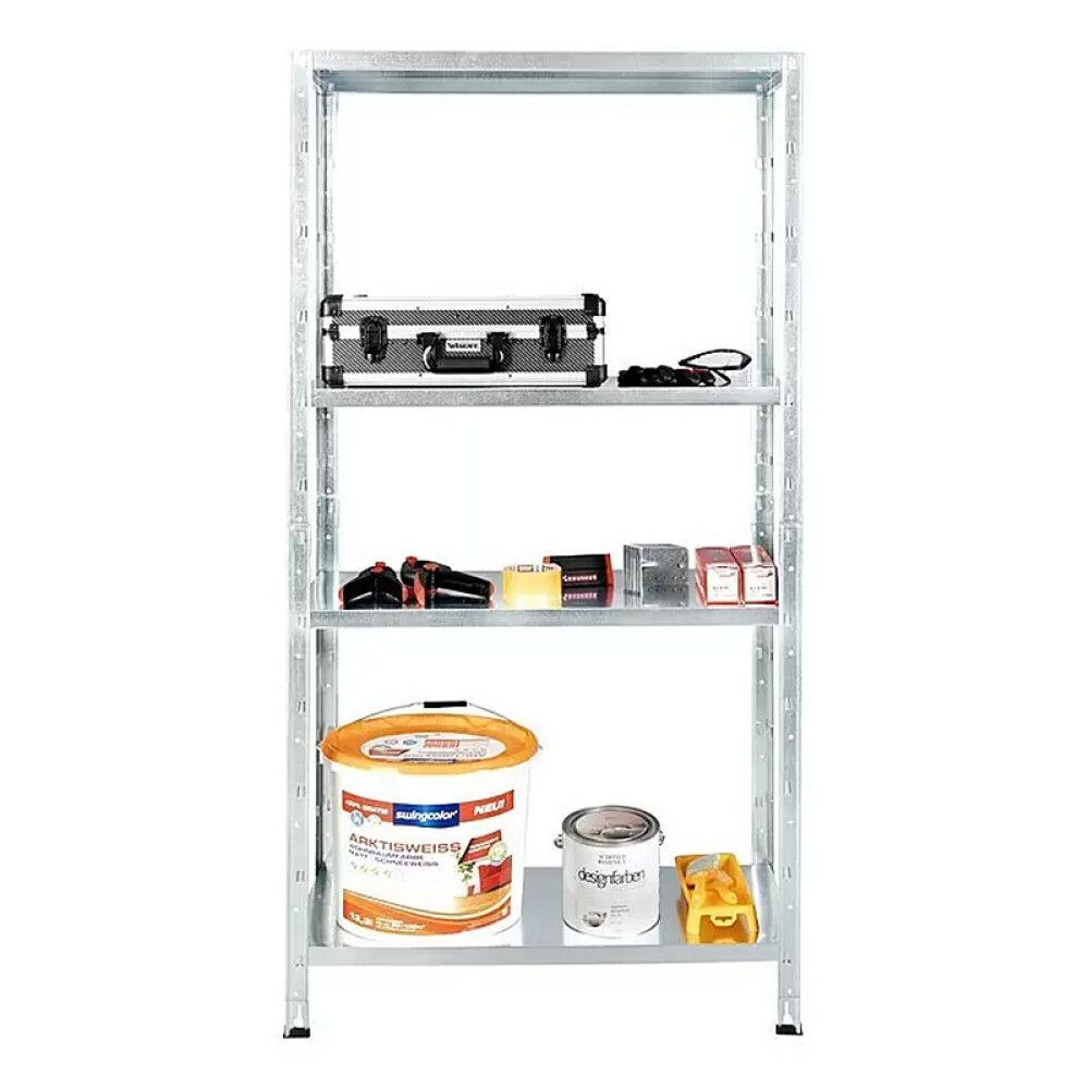 Metallihyllykkö Regalux Sinkitty 160 x 84 x 30 cm