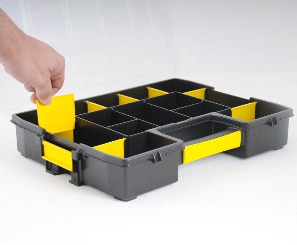 Lajittelulaatikko Stanley® Sortmaster® 14 lokeroa 37,5 x 29 x 6,7 cm