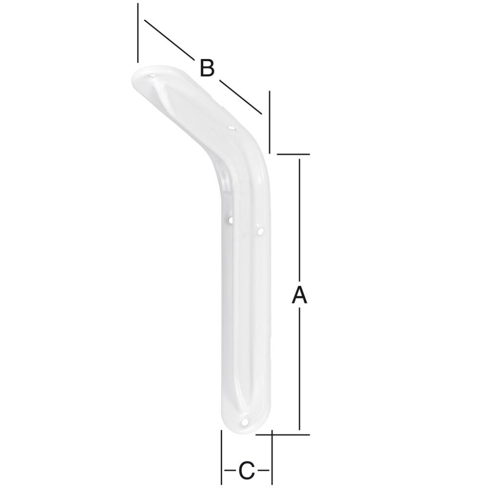 Kulmakannatin Format Valkoinen 295 x 195 mm