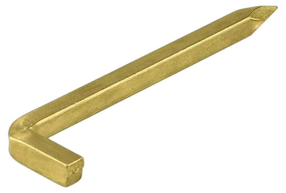 Teräskoukku Stabilit messinköity Ø 3,5 x 60 mm 10 kpl/pkt