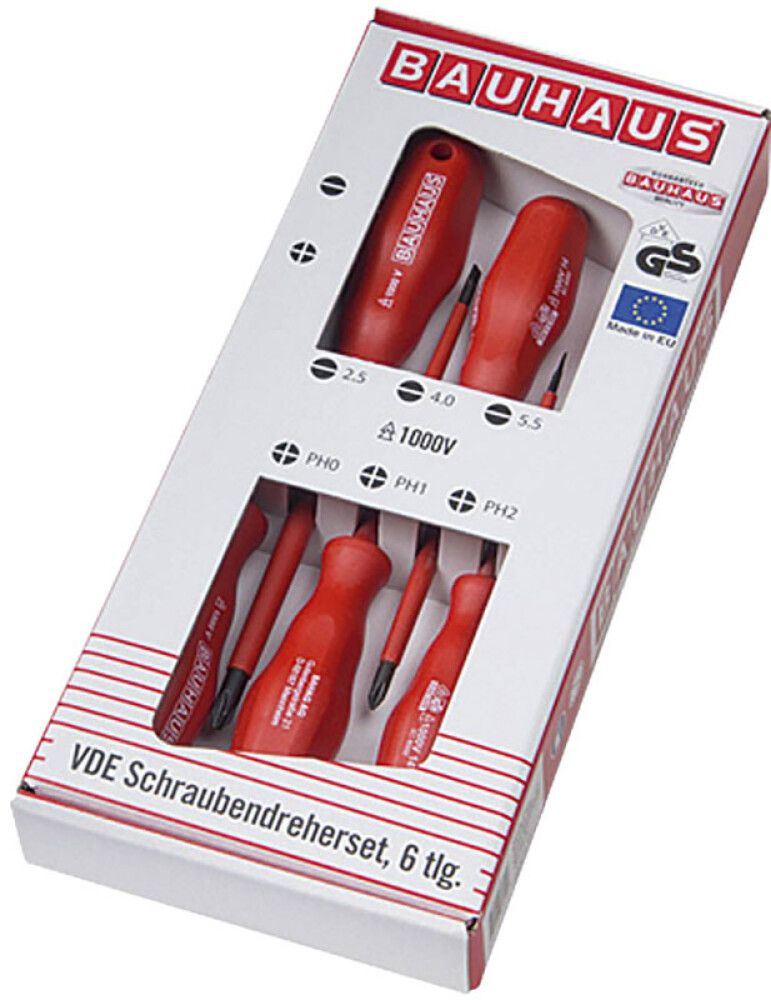 Ruuvitalttasarja BAUHAUS 6-osainen
