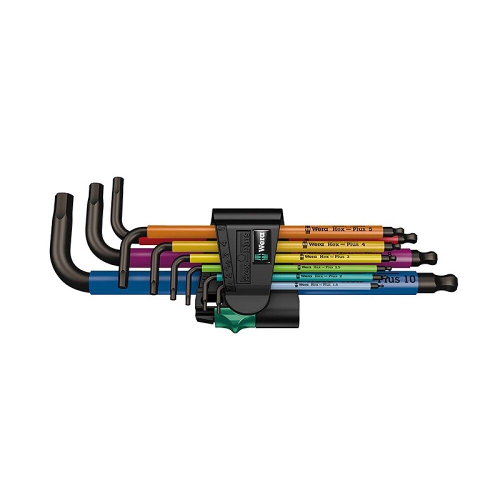 L-avainsarja Wera 950/9 Hex-Plus multicolour 9-os