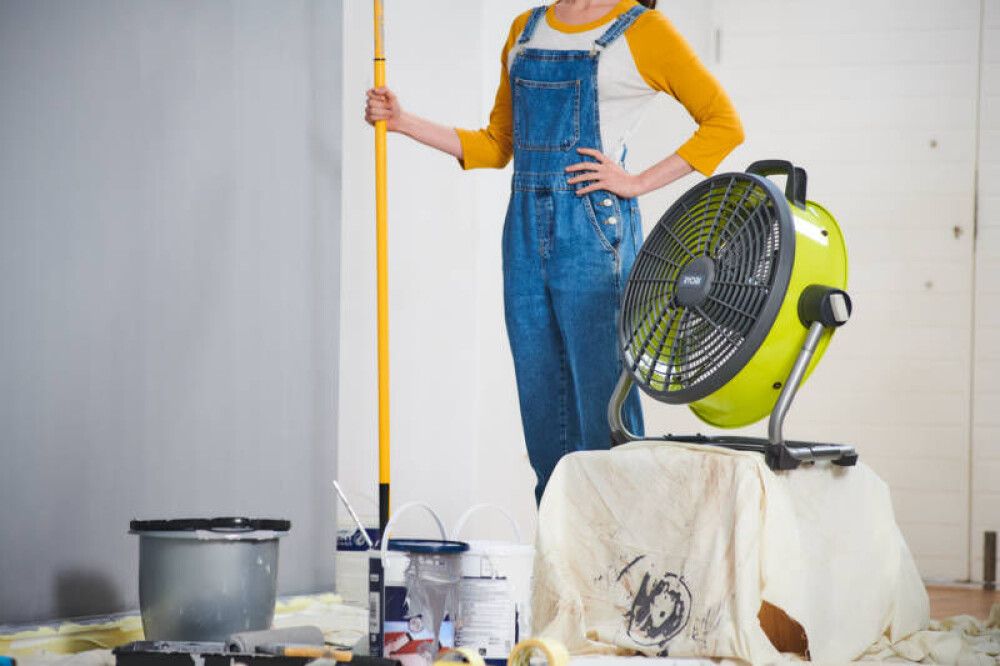 Lattiatuuletin Ryobi R18F5-0 18V