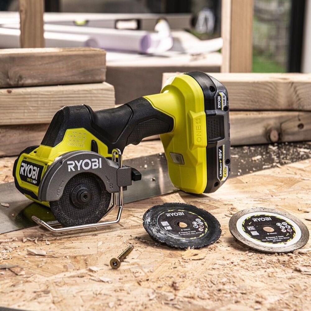 Akkukulmahiomakone Ryobi ONE+ HP RCT18C-0