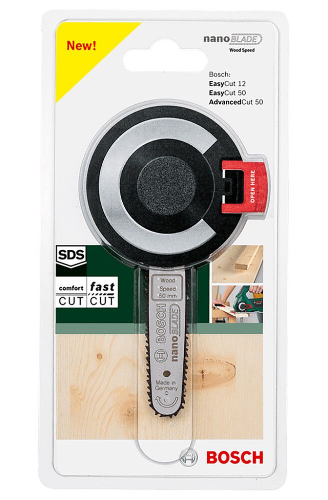 Monitoimisahanterä Bosch NanoBlade Wood Basic 50